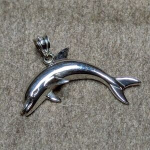 Sterling Silver Dolphin Pendant